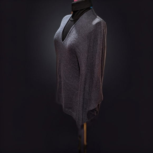 Cost Plus World Market Sweaters - Cost Plus World Market Charcoal V-Neck Sweater